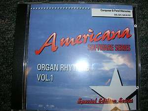 Technics Organ Software Americana Organ Rhythms Vol. 1  