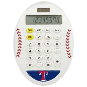    Texas Rangers White Baseball Pro Grip Calculator