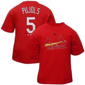  Majestic St. Louis Cardinals #5 Albert Pujols Infant Red 