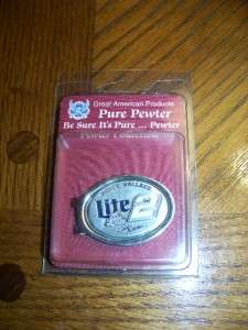 NASCAR LITE RUSTY WALLACE #2 MONEY CLIP NEW PEWTER  