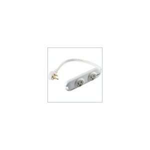  Outlets To Go 4 Outlet Mini Power Strip   White