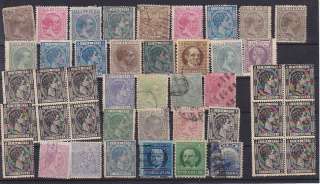 Early Cuba  selection of 100 MH/Used stamps, SEE IMAGES IN 