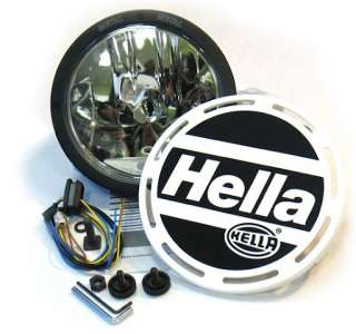 HELLA RALLYE 4000 METAL 4WD CLEAR SPOTLIGHT W/ COVER  