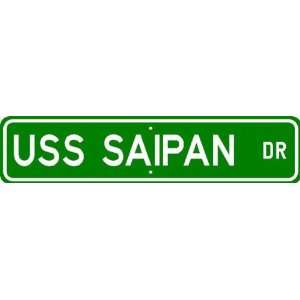  USS SAIPAN LHA 2 Street Sign   Navy Patio, Lawn & Garden