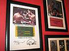 muhammad ali v george foreman signed rumble in the jungle