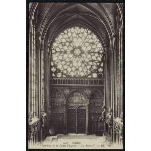  Paris,interieur de la Sainte Chapelle,stained glass