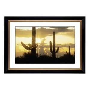  Saguaro Sunrise Giclee 41 3/8 Wide Wall Art