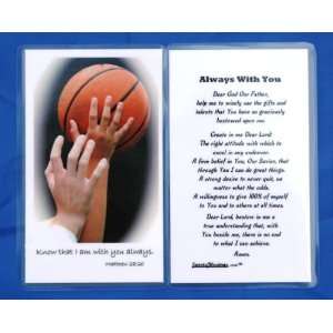  Laminated Basketball Prayer Card (LSCBK) Arts, Crafts 