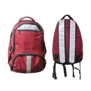   Backpack Red with Reflectors for Safety 