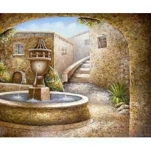  Art Reproduction Oil Painting Greek Fountain Classic 20 X 