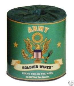 RETIREMENT GIFT TOILET PAPER ROLL GAG ARMY  
