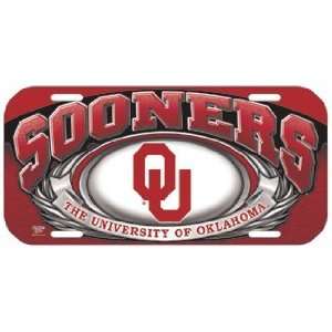   Oklahoma Sooners NCAA High Definition License Plate 
