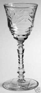 Libbey Rock Sharpe Arctic Rose Wine Glass Stem  