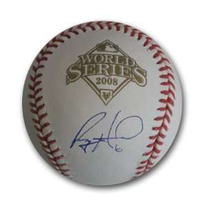  Autographed Ryan Howard 2008 World Series Baseball (MLB 