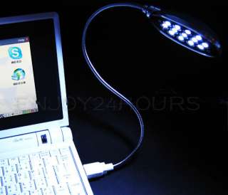 13 LED Flexible USB Light Lamp for Laptop Notebook New  