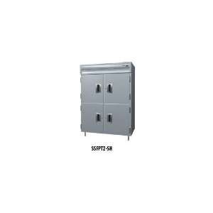Delfield SSFPT3 SH   3 Section Pass Thru Freezer w/ Half Solid Door 