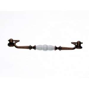  Top Knobs Drop Pull (TKM96) Old English Copper & White 8 7 