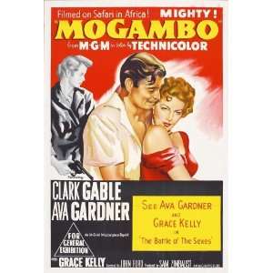   Movie C 27x40 Clark Gable Ava Gardner Grace Kelly