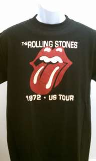 ROLLING STONES T SHIRT 1972 US TOUR NWT SM XL NEW TSHIR  