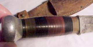   Ka Bar hunting knife Original sheath Union Cutlery Olean NY  