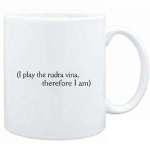  Mug White  i play the Rudra Vina, therefore I am 