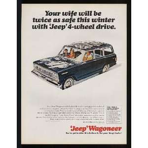  1965 Jeep Wagoneer 4 Wheel Drive Wife Will Be Safe Winter 
