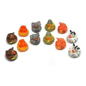  Safari Rubber Duckies Toys & Games