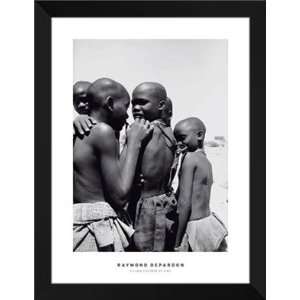  Depardon FRAMED 28x36 Village Children Of Virei, Angola 