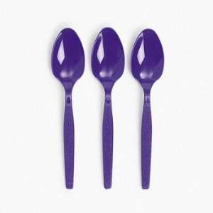 Royal Purple Party Spoons   Tableware & Cutlery & Utensils  