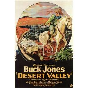  Desert Valley Poster Movie 27x40
