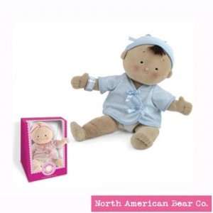  Rosy Cheeks Baby Brunette/Tan Boy in Gift Box by North 