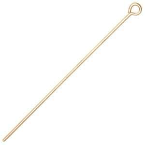  Pins and Barrettes   Gold, Pkg of 25, Eye Pin, 2 Arts 