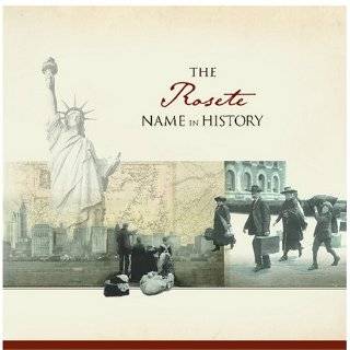 The Rosete Name in History by Ancestry ( Paperback   June 14 
