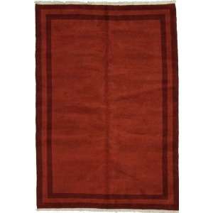   Red Hand Knotted Wool Modern Tibet Rug Furniture & Decor