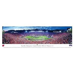  TCU Horned Frogs Rose Bowl Unframed Panorama Sports 