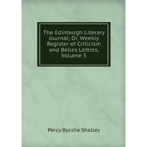  The Edinburgh Literary Journal; Or, Weekly Register of 