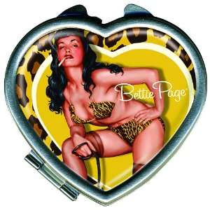  Dark Horse Deluxe Bettie Page Golden Leopard Heart Compact 