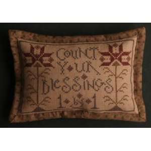  Count Your Blessings   Cross Stitch Pattern Arts, Crafts 