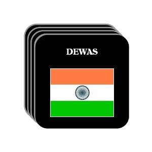  India   DEWAS Set of 4 Mini Mousepad Coasters 