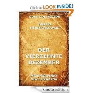 Der vierzehnte Dezember (Kommentierte Gold Collection) (German Edition 