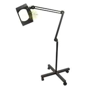   Rolling MAGNIFYING LAMP Light w/ STAND FACIAL MAGNIFIER & Rolling Base