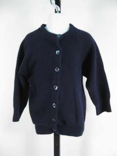 DESIGNER Baby Navy Blue Wool Cardigan Sweater 1T  