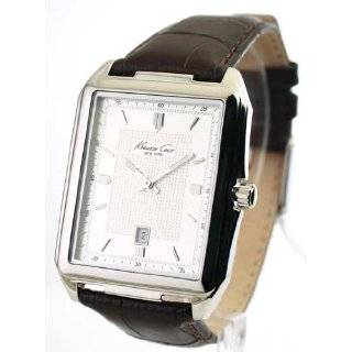   Cole New York Leather Collection Silver Dial Mens watch KC1483 Watch