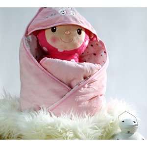  Double Thick Baby Swaddle Blanket (Pink)
