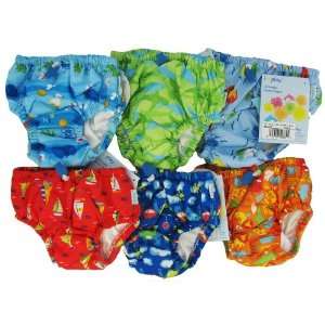  iPlay Swim Diaper, Assorted Boy Colors, 6 Months Baby