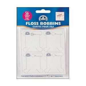 DMC Cardboard Floss Bobbins 56/Pkg 6101; 6 Items/Order  