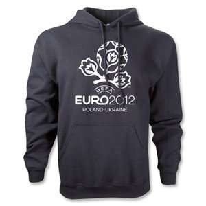  365 Inc UEFA Euro 2012 Official Logo Hoody (Black) Sports 
