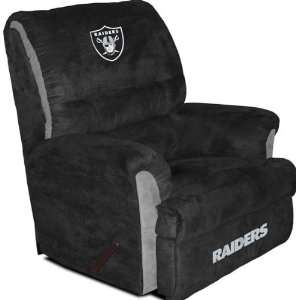  Oakland Raiders NFL Big Daddy Recliner By Baseline Sports 