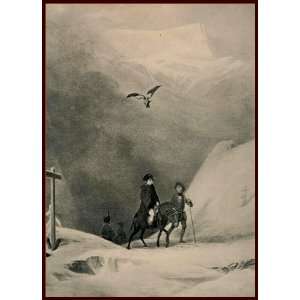  Napoleon Bonaparte crossing the Alps by John L 