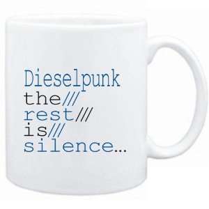  Mug White  Dieselpunk the rest is silence  Music 